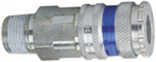 244.63 Schnellverschlusskupplung / NW 7,6 R 1/2 außen / Messing vernickelt Betriebsdruck  max. 16 bar / SW  