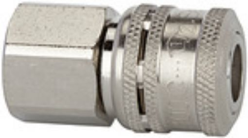 249.97 Entlüftungskupplung / NW 7,2 G 3/8 innen / Messing vernickelt  