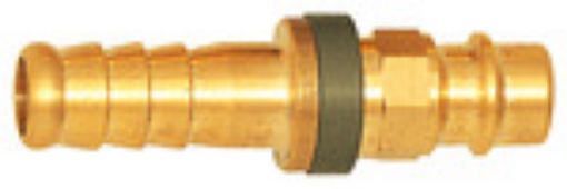 248.52 Einstecktülle / NW 7,8 für Schlauch 9 mm / grün Betriebsdruck 0-35 bar / Messing Med.-Umgeb.temp. -2  