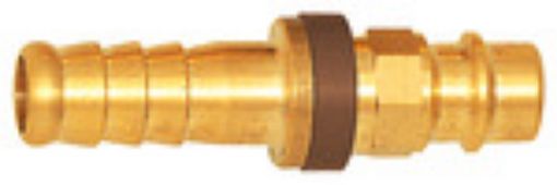 248.53 Einstecktülle / NW 7,8  für Schlauch 6 mm / braun Betriebsdruck 0-35 bar / Messing Med.-Umgeb.temp.  