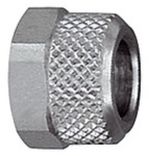 16.008-6.926 Überwurfmutter M8x0,75/ Ms vernick. für Schlauch 6/4  