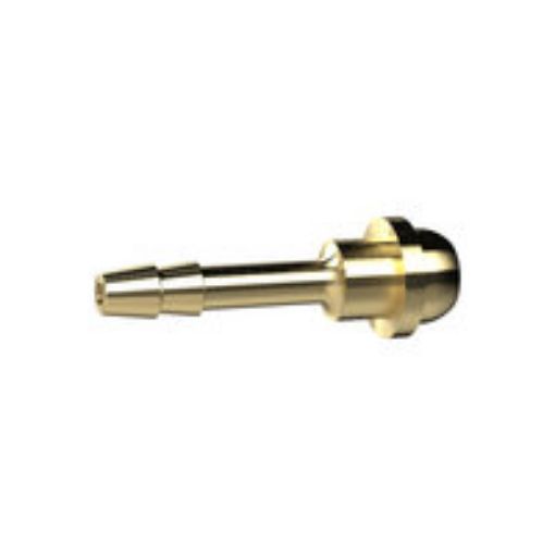 236 G Schlauchtülle mit Kugelnippel für Schlauch LW 6 / für Überwurf- mutter G 1/2 / Messing  