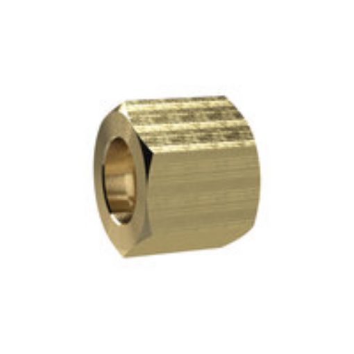 234/0 Sechskant-Überwurfmutter / G 1/8 Messing / für Tülle LW 4, LW 6 SW 14  