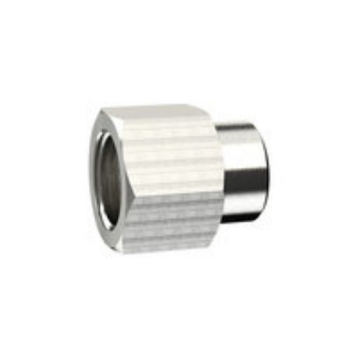 231.01-N Reduziernippel Messing vernickelt G 3/8 a. / G 1/4 i.  
