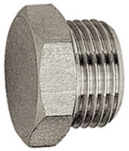 252.97-ES Verschlußschraube G 3/8 Außen-6kt. Edelstahl 1.4571  