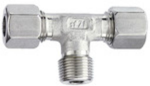 ES 110 T-Einschraubverschr. TEL R 1/8 a. / Edelstahl 1.4571 Rohr AD 4 mm max.100 bar  