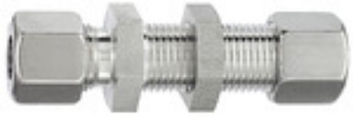 ES 176 Gerade Schottverschraubung SVL Edelstahl 1.4571/Rohr AD 22mm max. 160 bar  