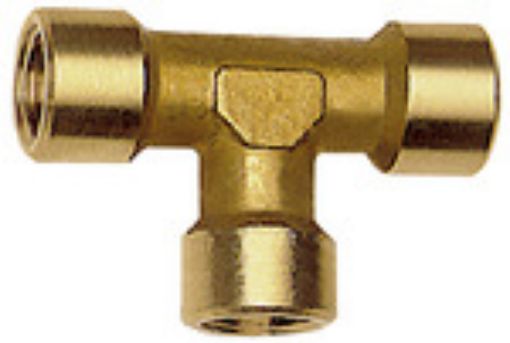 254.49 T-Stück / Messing RP 1 i./i./i.  