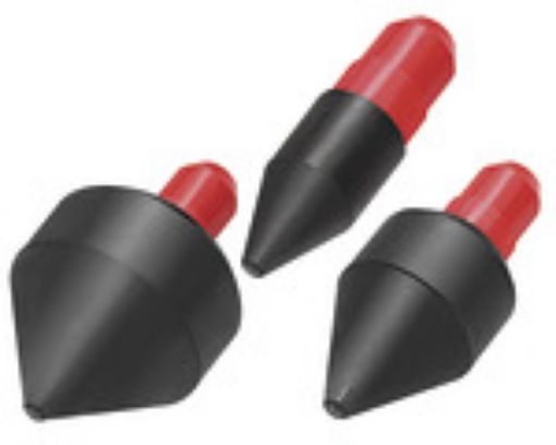 378.01 Gummidüsen-Set (Dm 14,25, 36mm) für empfindliche Oberflächen zum Aufstecken auf das Rohr  
