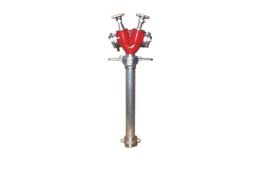 Storz-Standrohr DN50 2x Abgang C absperrbar Länge 980 mm Storz STAND.2xC.50 Storz STAND.2xC.50 