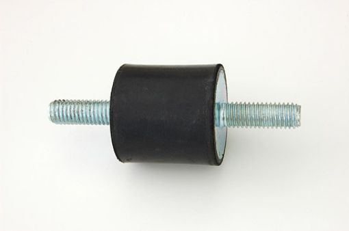 Gupu A 050x040 M10x28.H 70Sh. Gummi-Puffer 050x040-A M10x28 70Sh AG/AG harte Ausführung ! 