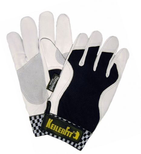 Keiler Fit Winter Handschuh Größe:8** Winter, Ziegennappaleder, gefüttert, mit Klettverschluß CE-Cat II EN 420/388/511 
