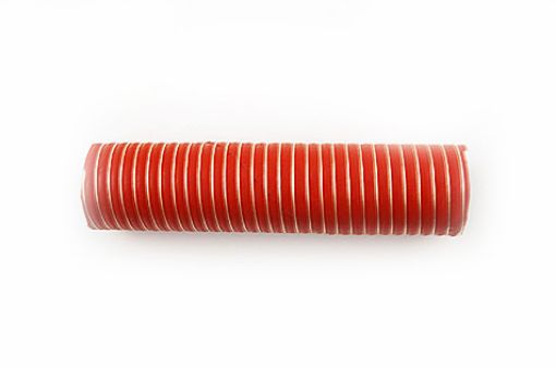 Silikon-Heißluftschlauch 089mm SI1 VE4 rot, einlagig, 89 mm I-Durchmesser, Rolle: 4 m, silikonbeschichtetes Glasgewebe, 