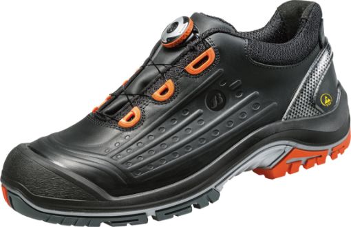 Bata Halbschuh Tronic, Größe:47, Weite:W EN ISO 20345 S3  SRC, ESD Vollnarbenleder, Stahlkappe und Kunststoffzwischensohle 