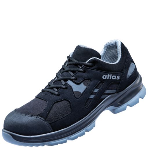 Atlas Halbschuh FLASH 6305 XP, Größe: 47, Weite: 10 EN ISO 20345:2022 S3S SR Sportline Obermaterial, Aluminiumkappe, XP metallfreie Durchtritthemmung 