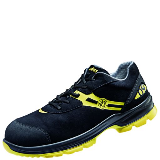 Atlas Halbschuh Malocher 09, Größe: 37, Weite: 10 EN ISO 20345 S3 SRC ESD Sportline Obermaterial, Alukappe, XP metallfreie Durchtritthemmung 