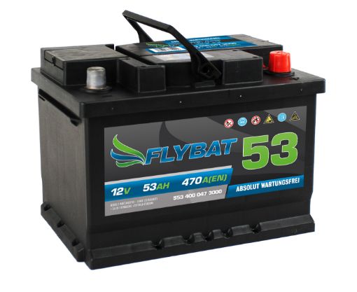 553 400 047 3000 Flybat PKW 12V - 53AH - 470A [EN]  
