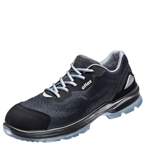 Atlas Halbschuh FLASH 1300, Größe: 39, Weite: 10 EN ISO 20345:2022 S1 SR Mesh-Obermaterial, Aluminiumkappe 