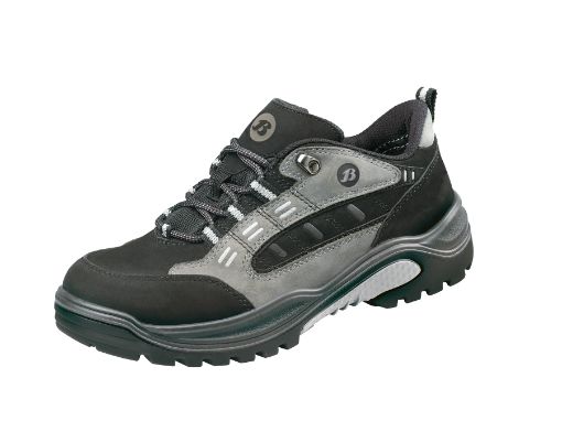 Bata Halbschuh Traxx 95, Größe:44, Weite:W EN ISO 20345 S3 SRA Nubukleder, Stahlkappe und Kunststoffzwischensohle 