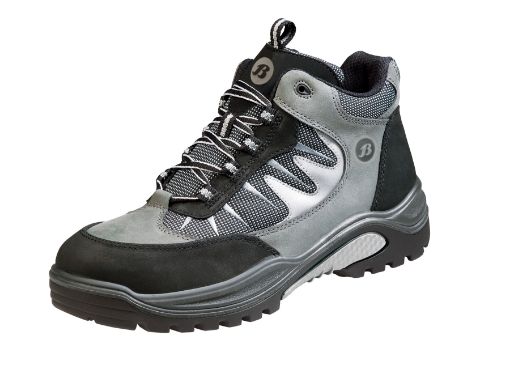 Bata Schnürstiefel Traxx 24, Größe:47, Weite:W EN ISO 20345 S1P SRA Nubukleder, Stahlkappe und Kunststoffzwischensohle 
