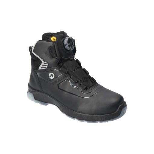 Bata Knöchelstiefel SUMM FIVE, Größe:45, Weite:W EN ISO 20345 S3 SRC Vollnarbenleder, Alukappe, mit Boa System 