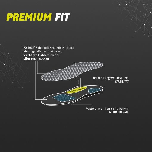 Bata Einlegesohle Premium Fit, Größe:38-40   