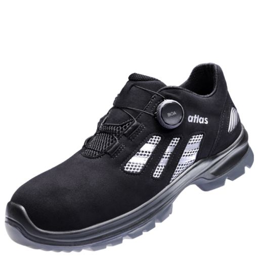 Atlas Halbschuh FLASH 3200 BOA, Größe: 37, Weite: 10 EN ISO 20345 S1 SRC ESD Mesh-Obermaterial, Aluminiumkappe, BOA-Verschluss 