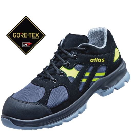 Atlas Halbschuh GTX 6205 XP, Größe: 36, Weite: 10 EN ISO 20345 S3 CI SRC Cordura-Obermaterial, Aluminiumkappe, metallfreie Durchtritthemmung 