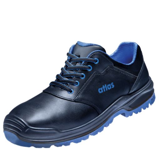 Atlas Halbschuh SL 725 XP blue, Größe: 45, Weite: 10 EN ISO 20345 S3 SRC ESD Waterproofleder,Stahlkappe, XP metallfreie Durchtritthemmung 