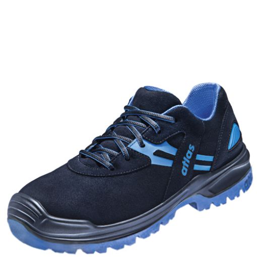 Atlas Halbschuh SL 245 XP blue, Größe: 49, Weite: 10 EN ISO 20345 S3 SRC ESD Sportline Obermaterial, Stahlkappe, XP metallfreie Durchtritthemmung 