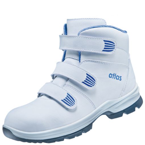 Atlas Klettstiefel CL 570, Größe: 42, Weite: 10 EN ISO 20345 S2 SRC, ESD hydrophobiertes Sportline-Obermaterial, Stahlkappe 