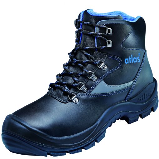 Atlas Schnürstiefel ERGO-MED 500, Größe: 47, Weite: 10 EN ISO 20345 S3 SRC, ESD Waterproofleder, Stahlkappe,  metallfreie Durchtritthemmung 
