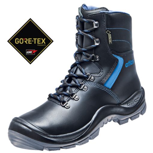 Atlas Schnürstiefel GTX 935 XP, Größe: 49, Weite: 12 EN ISO 20345 S3 CI SRC Waterproofleder, Stahlkappe, XP metallfreie Durchtritthemmung 