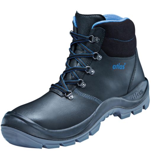 Atlas Schnürstiefel XP 505, Größe: 45, Weite: 10 EN ISO 20345 S3 SRC Waterproofleder, Stahlkappe, XP metallfreie Durchtritthemmung 