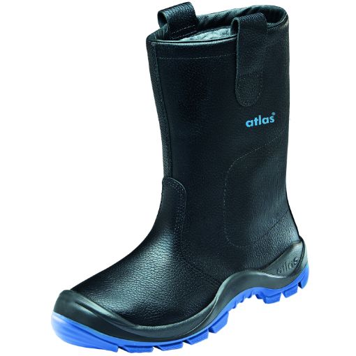 Atlas Winterstiefel ANATOMIC BAU 822 XP, Größe: 48, Weite: 10 EN ISO 20345 S3 CI  SRC Waterproofleder, Stahlkappe, XP metallfreie Durchtritthemmung 