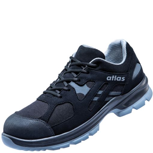 Atlas Halbschuh C 6305 XP, Größe: 43, Weite: 10 EN ISO 20345 S3 SRC, ESD Cordura-Obermaterial, Kunststoffkappe, XP metallfreie Durchtritthemmung 