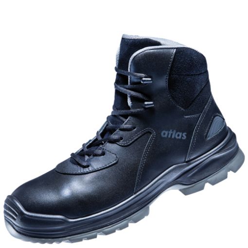 Atlas knöchelhoher Sicherheitsschuh C 8315 XP, Größe: 44, Weite: 10 EN ISO 20345 S3 SRC, ESD Waterproofleder, Kunststoffkappe, metallfreie Durchtritthemmung 