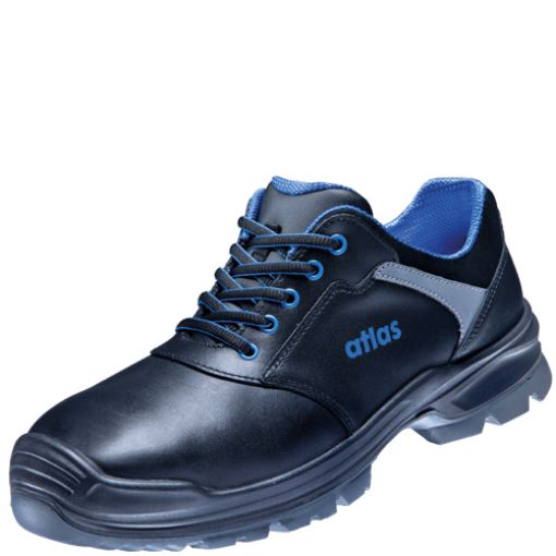 Atlas Halbschuh ANATOMIC BAU 560, Größe: 47, Weite: 10 EN ISO 20345 S3 SRC Waterproofleder, Stahlkappe, XP metallfreie Durchtritthemmung 