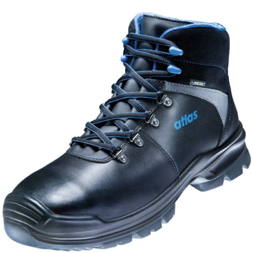 Atlas knöchelhoher Sicherheitsschuh GTX 785, Größe: 45, Weite: 12  Waterproof-Glattleder, Stahlkappe, XP metallfreie Durchtritthemmung 