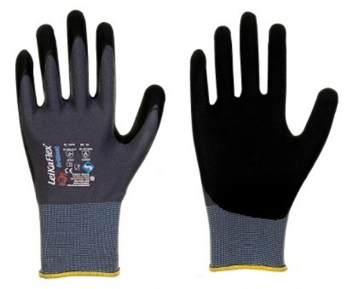 LeiKaFlex Brilliant 1470, Größe: 9 (L) Feinstrick-Handschuh mit NFT-Beschichtung und Touch-Funktion 