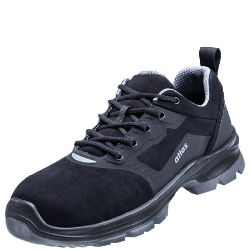 Atlas Halbschuh FLASH 6100 , Größe: 45, Weite: 10 EN ISO 20345 S2 SRC Sportline Obermaterial, Stahlkappe 