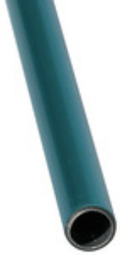 Aluminium-Rohr, 22 x 19mm, blau (RAL 5015) pulverbeschichtet Länge 4 Meter TPR 22X19 ALU BLAU 