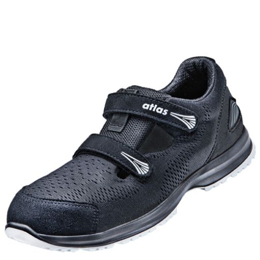 Atlas Sandale Runner 145 , Größe: 38, Weite: 10 EN ISO 20345 S1P SRC Mesh-Obermaterial, Stahlkappe, XP metallfreie Durchtritthemmung 