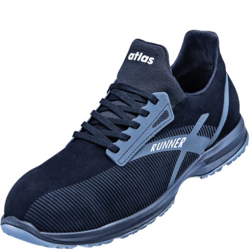 Atlas Damen-Halbschuh Runner GX 95 , Größe: 40, Weite: 10 EN ISO 20345 S3 SRC ESD hydrophobiertes Mikrofaser-Obermaterial, Stahlkappe, XP metallfreie Durchtritthemmung 