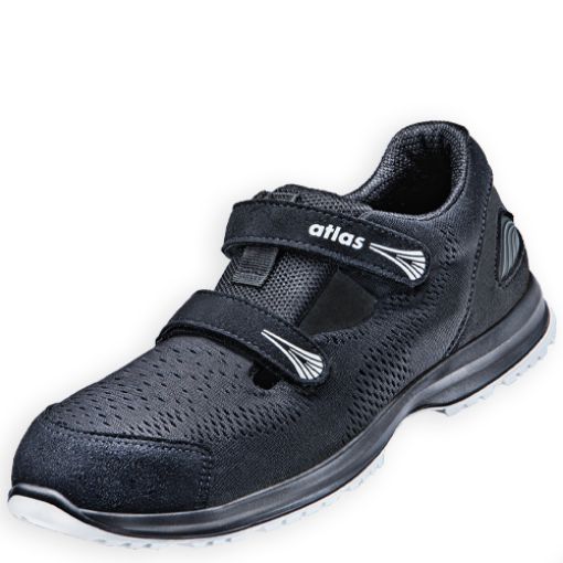 Atlas Damen-Sandale Runner GX 145 , Größe: 40, Weite: 10 EN ISO 20345 S1P SRC ESD Mesh-Obermaterial, Stahlkappe, XP metallfreie Durchtritthemmung 