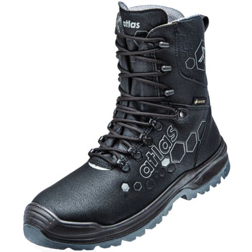 Atlas hoher Sicherheitsstiefel XT 1000 GTX, Größe: 40, Weite: 10 EN ISO 20345 S3 SRC ESD Lightweight Schaftkonstruktion, Aluminiumkappe, XP metallfreie Durchtritthemmung 