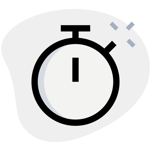 Ausschlagende Stoppuhr Icon von Pixel perfect
