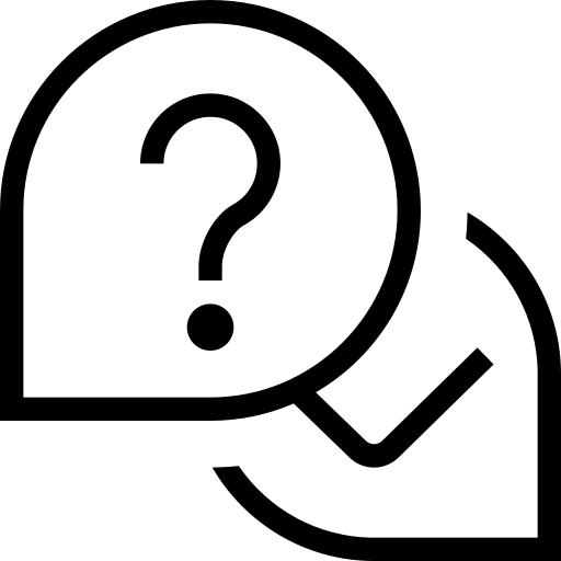 Frage-Antwort Icon von UIcons